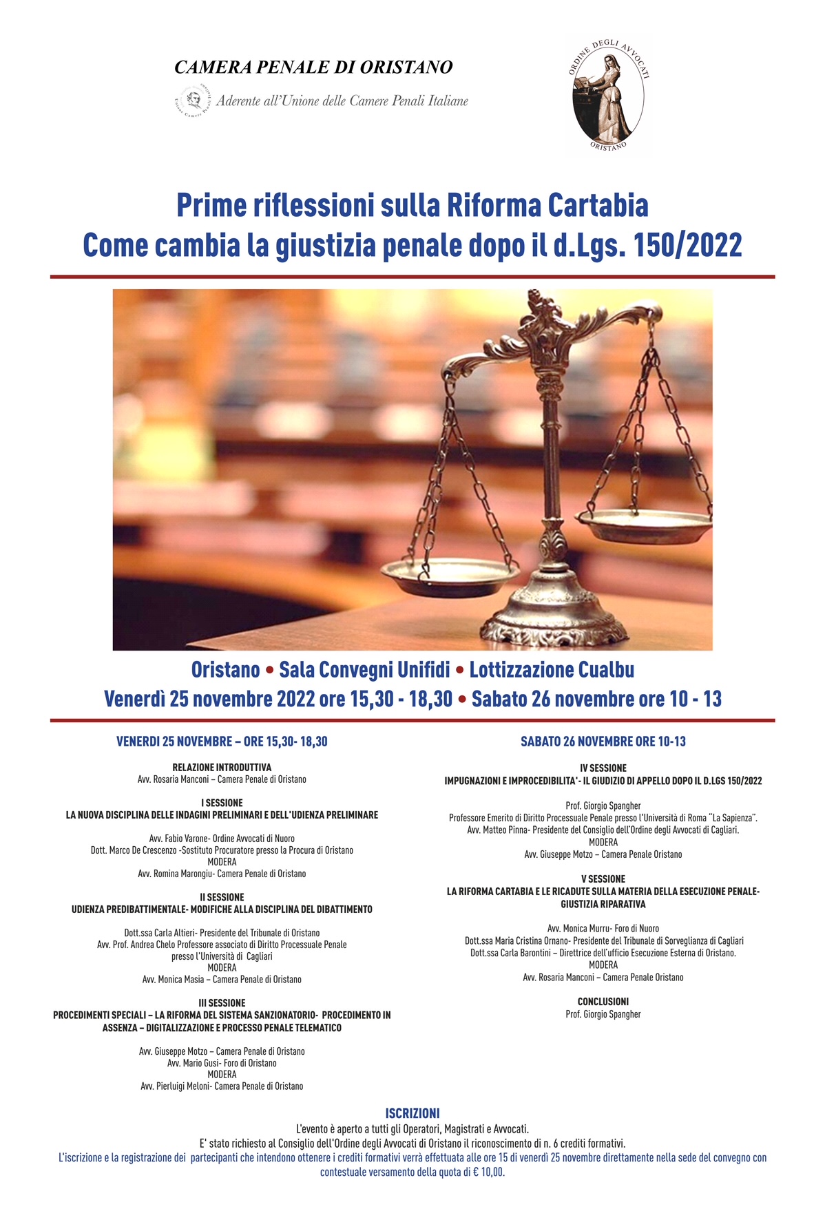 Prime riflessioni sulla Riforma Cartabia. Come cambia la giustizia penale dopo il d.Lgs. 150/2022