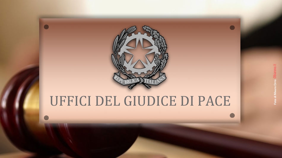 GIUDICE DI PACE DI OLBIA - AVVISO LIMITAZIONE ATTIVITA' DI CANCELLERIA DAL 06 AL 09 APRILE